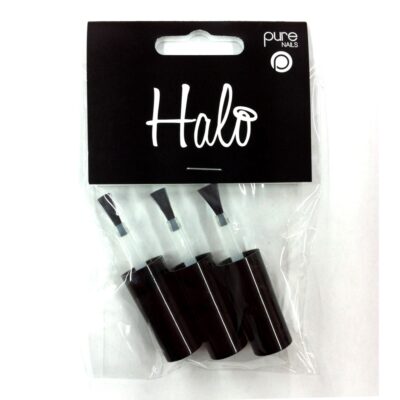 Pure Nails Halo Bottle Spare Brushes (Pack of 3)