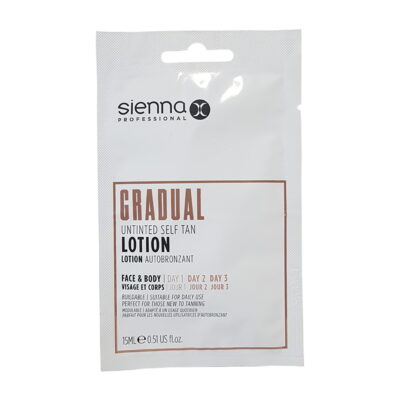 Sienna X Gradual Untinted Self Tan Lotion 15ml