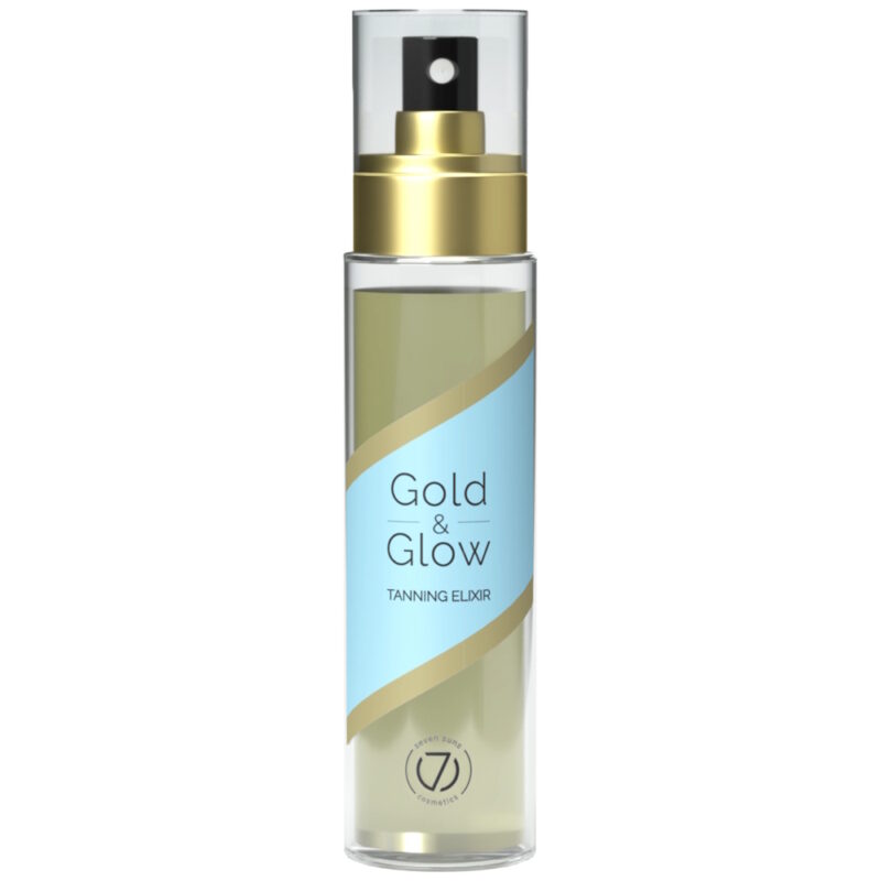 7Suns Gold & Glow Dry Tanning Oil 100ml Spray Bottle