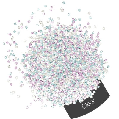 Pure Nails Halo Create Micro Crystals Clear AB Mix - 1440 Pieces