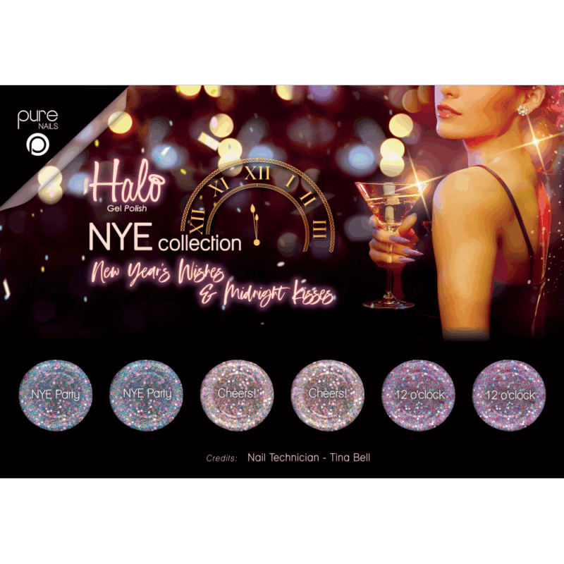 Halo Gel Polish NYE Collection (Cheers!) 8ml - Image 2