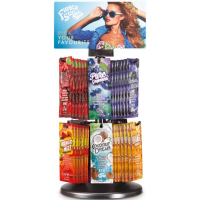 Fiesta Sun Fruity Rotating Sachet Display Deal 2024