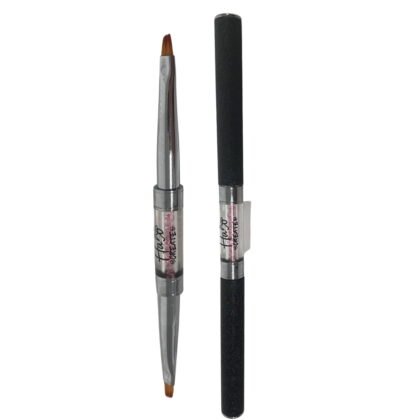 Halo Create Nail Art Combo Brush - Large Angled One Stroke & Small One Stroke