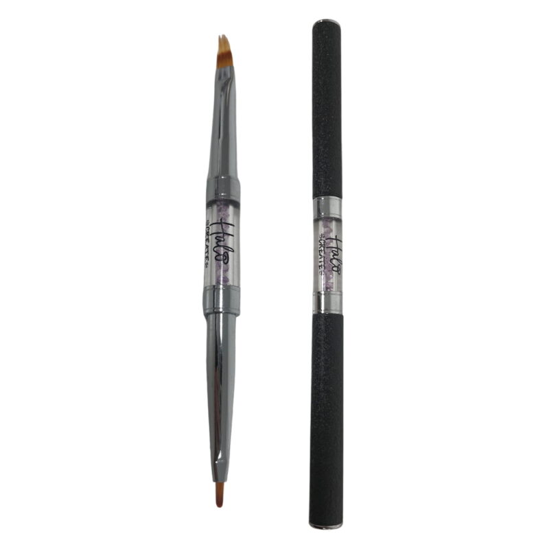 Halo Create Nail Art Combo Brush - Ombre & One Stroke