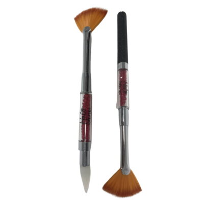 Halo Create Nail Art Fan Brush & Diamante Pick Up