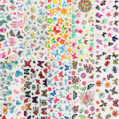 Halo Create Nail Foils - Butterflies (Pack of 10)