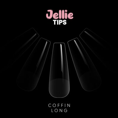 Halo Jellie Nail Tips Coffin LONG (Pack of 50)