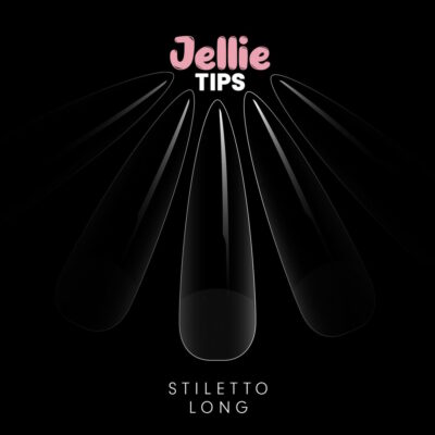 Halo Jellie Nail Tips Stiletto LONG (Pack of 50)