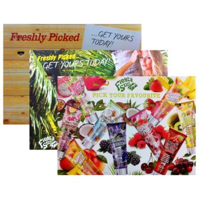 Fiesta Sun Cardboard Sachet Display Stand - EMPTY