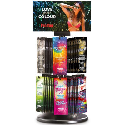 Pro Tan Saturnia Rotating Sachet Display Deal 2024